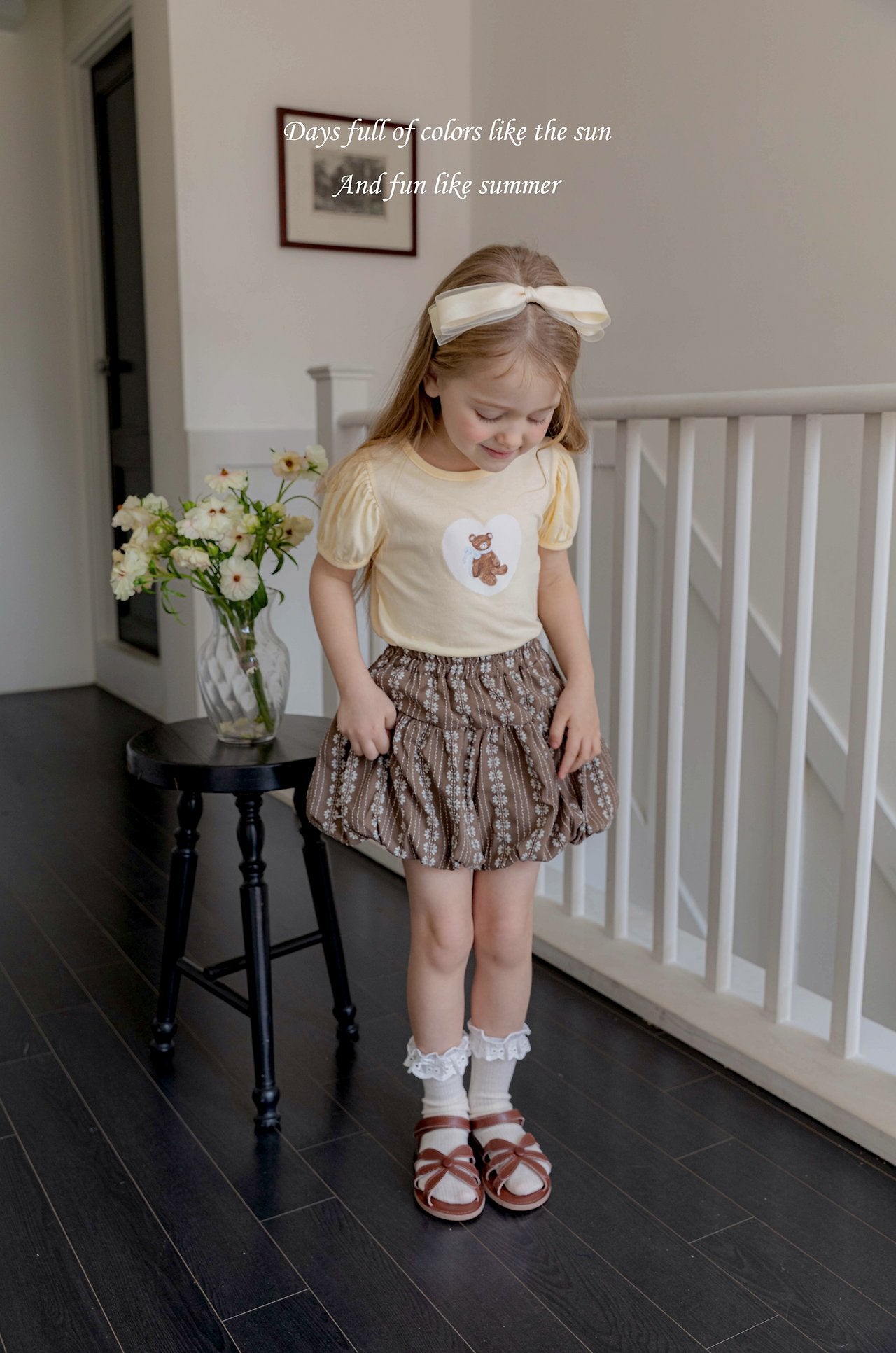 ［mkids］Love bear tee