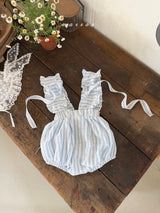 ［marron］Bell frill rompers