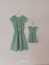 ［aladin］Shirring one-piece (kids)