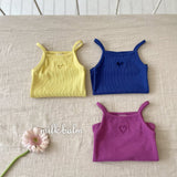 ［milk balm］Heart rib camisole