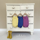［milk balm］Heart rib rompers