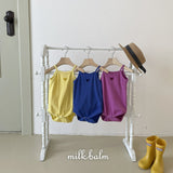 ［milk balm］Heart rib rompers