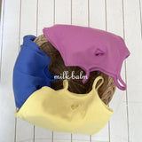 ［milk balm］Heart rib rompers