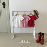 ［milk balm］Cross eyelet tee
