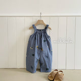 ［milk balm］Provence embroidery overalls