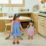 ［milk balm］Coco smocking one-piece