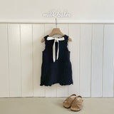 ［milk balm］Blanc ribbon suit