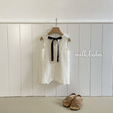［milk balm］Blanc ribbon suit