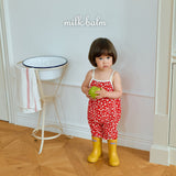 ［milk balm］Flower pleats suit