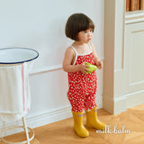 ［milk balm］Flower pleats suit