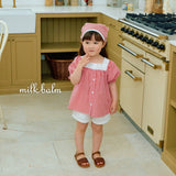 ［milk balm］Ivy check blouse