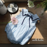 ［milk balm］Chloe sailor rompers