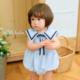［milk balm］Chloe sailor rompers