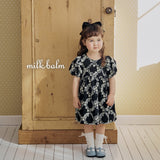 ［milk balm］Rosa embroidery one-piece
