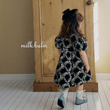 ［milk balm］Rosa embroidery one-piece