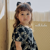 ［milk balm］Rosa embroidery one-piece