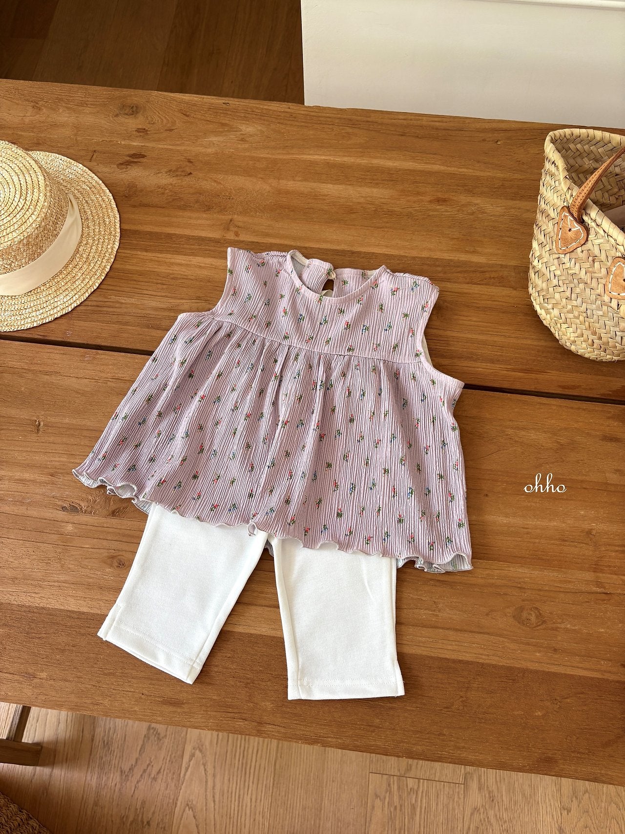 ［ohho］Mare pleats blouse