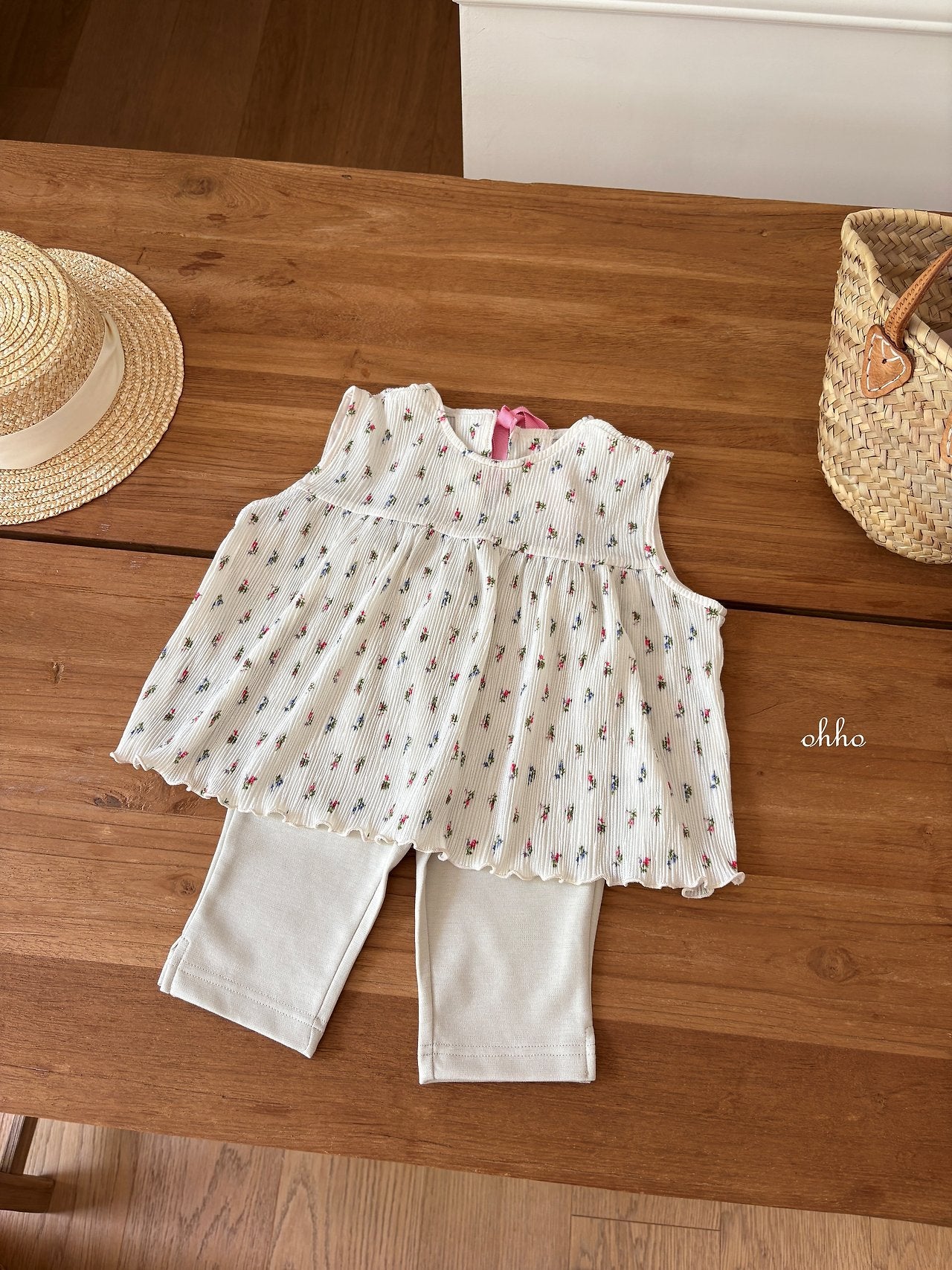 ［ohho］Mare pleats blouse