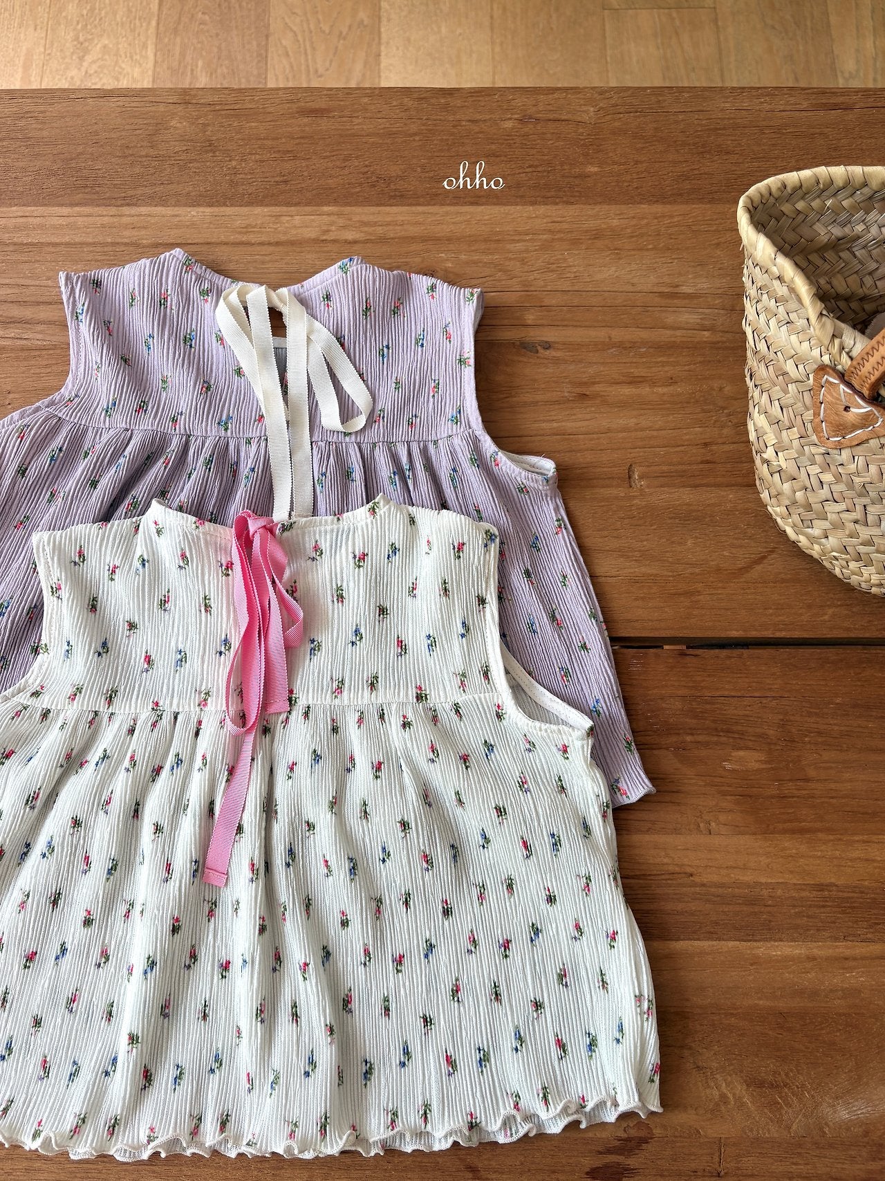 ［ohho］Mare pleats blouse