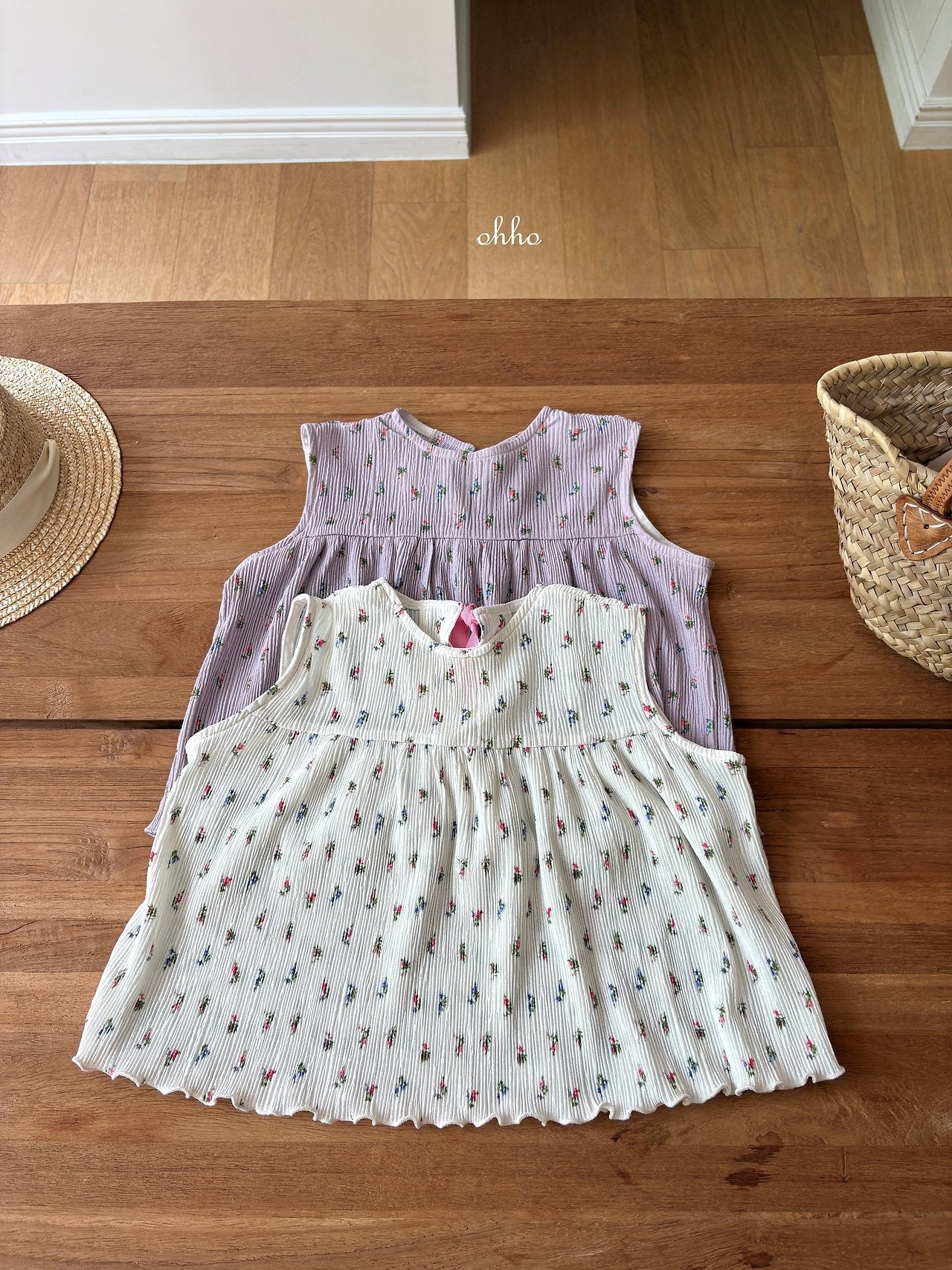 ［ohho］Mare pleats blouse