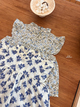 ［ohho］Caramel frill blouse