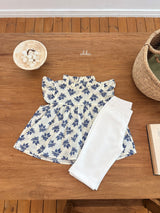 ［ohho］Caramel frill blouse