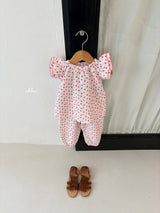 ［ohho］Berry berry blouse