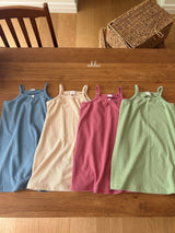 ［ohho］Fruit sleeveless one-piece