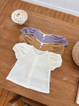 ［ohho］French short cardigan