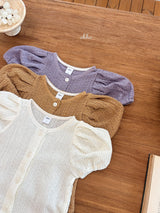 ［ohho］French short cardigan