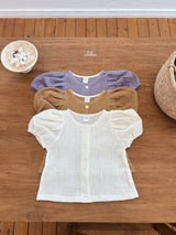 ［ohho］French short cardigan