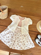 ［ohho］French short cardigan