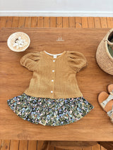 ［ohho］French short cardigan