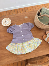 ［ohho］French short cardigan