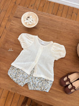 ［ohho］French short cardigan
