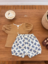 ［ohho］French short cardigan