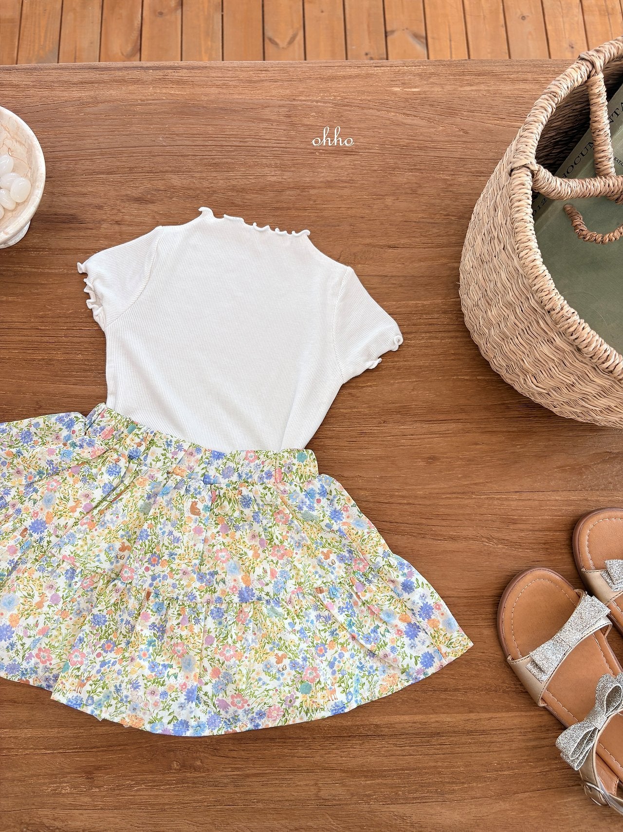 ［ohho］Dove petit mellow tops