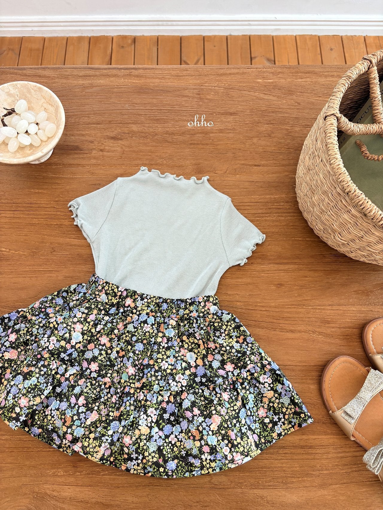 ［ohho］Dove petit mellow tops