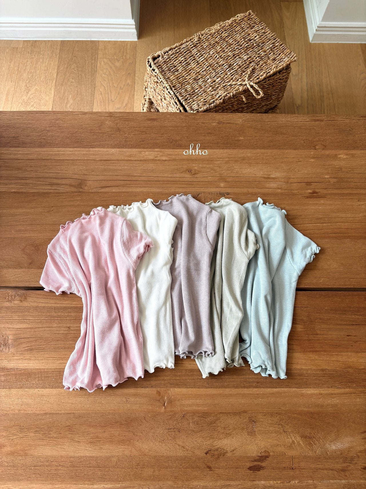 ［ohho］Dove petit mellow tops