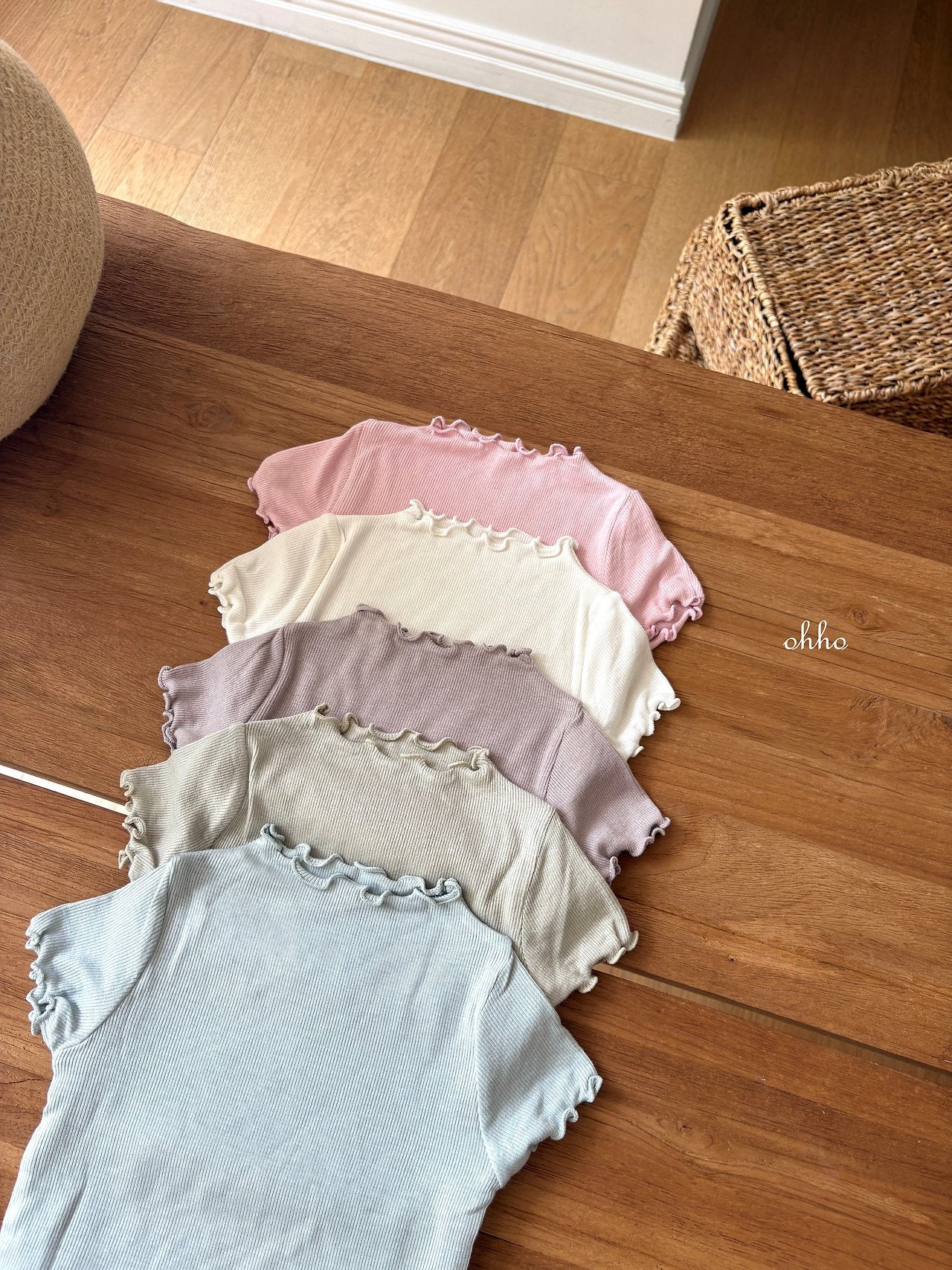 ［ohho］Dove petit mellow tops