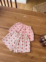 ［ohho］Strawberry short pants