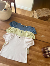 ［ohho］Vanilla puff tops