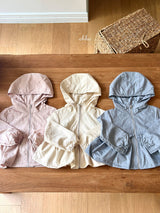 ［ohho］Summer frill windbreaker