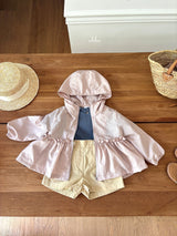 ［ohho］Summer frill windbreaker