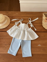 ［ohho］Soft capri pants