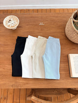 ［ohho］Soft capri pants