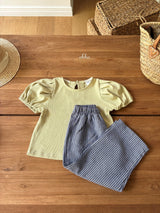 ［ohho］Pepper stripe pants