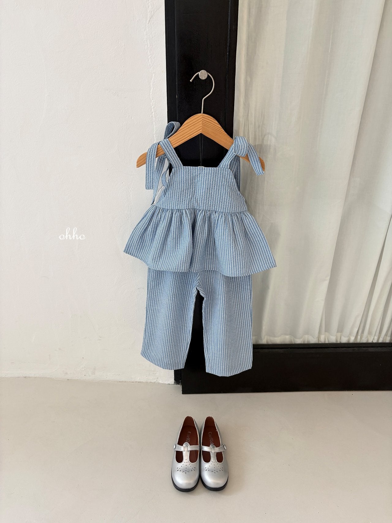 ［ohho］Pepper stripe pants