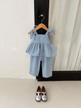 ［ohho］Pepper stripe pants