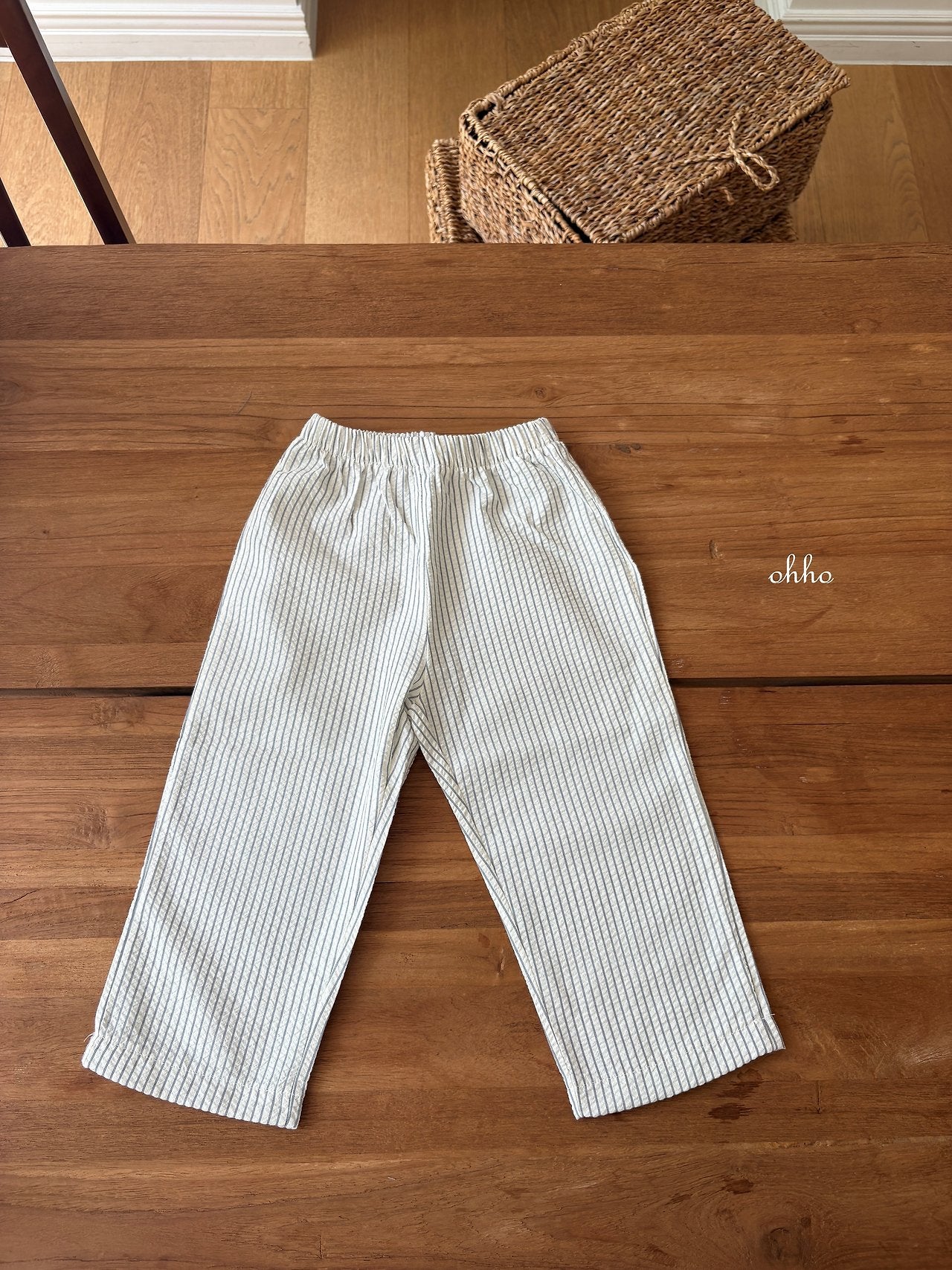 ［ohho］Pepper stripe pants